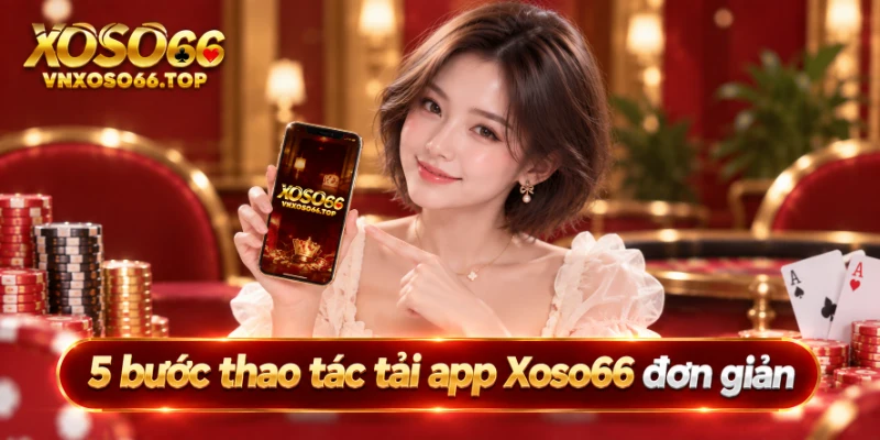 5 bước thao tác tải app Xoso66 đơn giản 