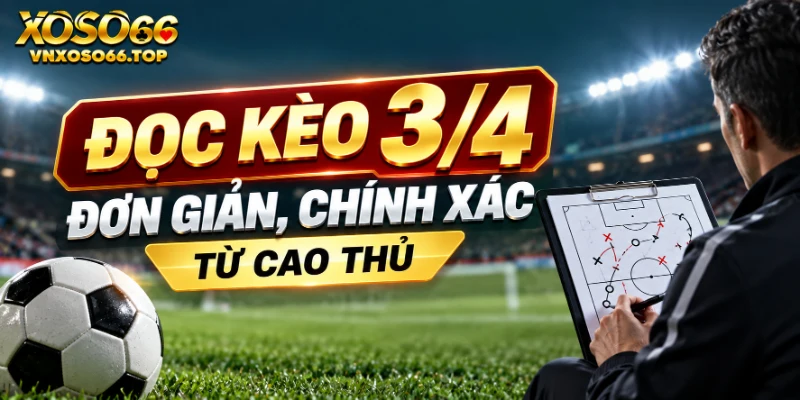 Đọc kèo 3/4 đơn giản, chính xác từ cao thủ