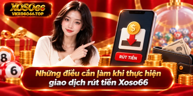 Những điều cần làm khi thực hiện giao dịch rút tiền Xoso66