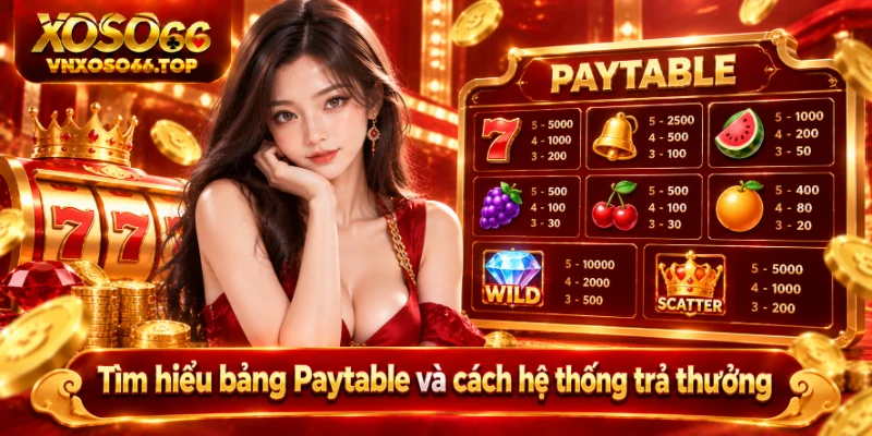 Tìm hiểu bảng Paytable và cách hệ thống trả thưởng