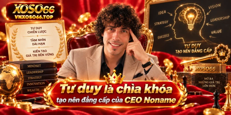 Tư duy là chìa khóa tạo nên đẳng cấp của CEO Noname